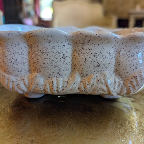 Vintage Planter MCM Retro Speckled Ungemach Pottery - Picture 6 of 6